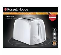 Russell Hobbs 21640 Textures 2 Slice Toaster│Removable Crumb Tray│1000W│InUK