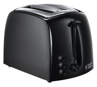 Russell Hobbs 21641 Textures Plastic Wide 2 Slice Toaster - Black