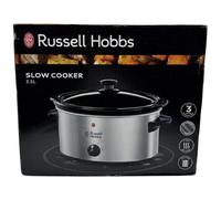 Russell Hobbs 23200 3.5L Electric Slow Cooker│3Heat Setting│Stainless Steel│InUK
