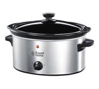Russell Hobbs 23200 Electric Slow Cooker 3.5L Stainless Steel 3 Heat Setting -