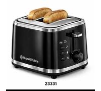 Russell Hobbs Colours Black 2 Slice Toaster
