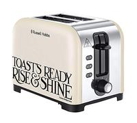 Russell Hobbs 23538 Emma Bridgewater Toaster, Black Toast 2 Slice Toast and Marmalade, 850 W