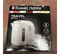 Russell Hobbs 23840 Compact Travel Electric Kettle, 1000w White BRAND NEW