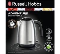 Russell Hobbs Electric Kettle Adventure 22.8 x 15.8 x 24cm Silver