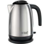 Russell Hobbs 23910 Adventure Brushed Stainless Steel Electric Kettle, Open Handle, 3000 W, 1.7 Litre, Brushed Steel [Energy Class A]