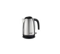 Russell Hobbs 23910 Adventure Brushed Stainless Steel Electric Kettle, Open Handle, 3000 W, 1.7 Litre, Brushed Steel