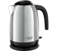 Russell Hobbs 23911 Adventure Polished Stainless Steel Electric Kettle Open Handle, 3000 W, 1.7 Litre