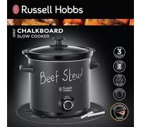Russell Hobbs 24180 Chalkboard Slow Cooker│3.5L Capacity│3 Heat Settings│InUK