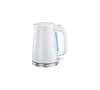 Russell Hobbs 26050 Cordless Electric Kettle - Contemporary Honeycomb Design with Fast Boil and Boil Dry Protection, 1.7 Litre, 3000 W, White