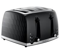 Russell Hobbs Honeycomb 26071 4 Slice Toaster - Black