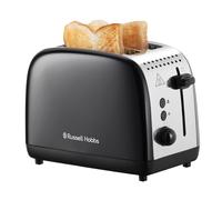 Stainless Steel 2 Slice Toaster Black