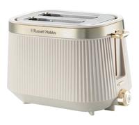 Russell Hobbs 2 Slice Toaster [980W, Frozen/Cancel/Reheat function with Indicator light] Brontë Stone (Extra wide slots, 6 Browning levels, Lift & Look function, Lift high feature) 26761