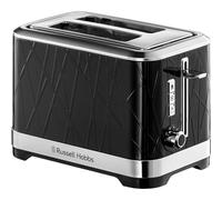 Russell Hobbs 28091 Structure Toaster, 2 Slice - Contemporary Design Featuring Lift and Look with Frozen, Cancel and Reheat Settings, Black