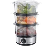 Russell Hobbs 3 Tier Electric Food Steamer, 7L, Stackable Baskets for Easy Stora