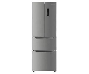 Russell Hobbs 320L French Door Fridge Freezer in Stainless Steel, Total No Frost, Automatic Defrost, Super Freeze Function, LED Display, and Adjustable feet, 186H x 60W x 69D cm, RH186FDFF602E1SS