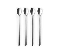 Russell Hobbs 4 Piece Latte Spoon Set - Vienna, 22cm Long Handle Coffee Spoons, 18/0 Stainless Steel, Dishwasher Safe, for Ice Cream, Dessert, Espresso, Tea, Hot & Cold Drinks, 15 Year Guarantee