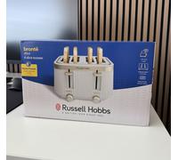 Russell Hobbs 4 Slice Toaster Bronte Collection - Stone - 26771 - BRAND NEW