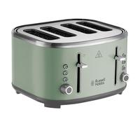 Russell Hobbs 4 Slice Toaster, Independent & Extra Wide Slots, Sage
