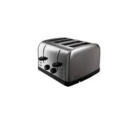 Russell Hobbs 4-Slice Toaster with Independent 2-Slice Operation, 1500W, Brushed Stainless Steel - Model 18790