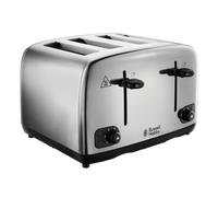 Russell Hobbs 4 Slice Toaster with Perfect Toast Technology for improved evenness (Wide slots, Lift & look feature, 6 Browning levels, Frozen & Cancel