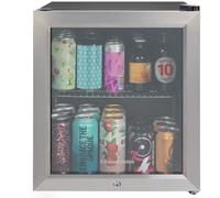 Russell Hobbs Rhgwc3Ss-C-Lck Beer & Wine Drinks Mini Fridge With Lock- Stainless Steel Ilver