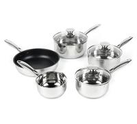 Russell Hobbs 5 Piece Stainless Steel Pan Set