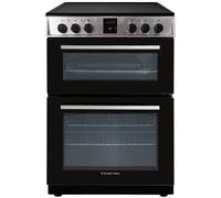 Russell Hobbs RH60EDOEH6011SS 60cm Electric Cooker with Ceramic Hob - Stainless Steel - A/A Rated, Stainless Steel