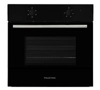 Russell Hobbs 70L, 60cm Wide, Single Electric Built-in Fan Oven and Grill in Black, 6 Oven Functions, RHFEO7004B