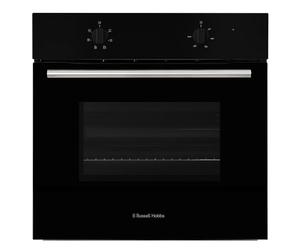 Russell Hobbs 70L, 60cm Wide, Single Electric Built-in Fan Oven and Grill in Black, 6 Oven Functions, RHFEO7004B