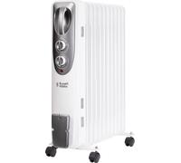 Russell Hobbs 9 Fin RHOFR1106 Oil Filled Radiator 2500W - White, White