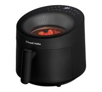 Russell Hobbs Air Fryer 5L [10 Preset Programs | with View Window] No Oil Needed (80-220°C, Dishwasher Safe Parts, Black) SatisFry Panoramic 27420-56