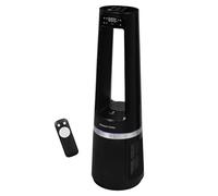 Russell Hobbs, Bladeless Cool and Heat with 12 Speed Settings, Air Purifying, LED Display & Remote Control, 12-Hour Timer and Oscillating Feature in Black, RHBLDL25B