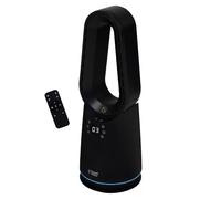 Russell Hobbs Bladeless Cooling Fan with 9 Speed Settings, Eco, High, Heat and Sleep Mode, LED Display & Remote Control, 8-Hour Timer and Oscillating Feature in Black, RHCBLDL3IN1B