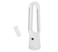 Russell Hobbs Bladeless Electric Heater & Cooling Fan 2000W with Remote Control in White, 10 Fan Speeds & 4 Modes, Hot & Cool with Touch Control and LED Display, 8-hour Timer, RHBHC2030W