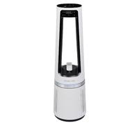 Russell Hobbs Quiet Bladeless Tower Fan & Heater with Remote Control, Touch Control, 85cm Tall, 12 Speed Settings, 12 Hour Adjustable Timer, Oscillating 2kW, White, 2 Year Guarantee RHBLDL25W
