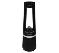 Russell Hobbs Quiet Bladeless Tower Fan & Heater with Remote Control, Touch Control, 85cm Tall, 12 Speed Settings, 12 Hour Adjustable Timer, Oscillating 2kW, Black, 2 Year Guarantee RHBLDL25B