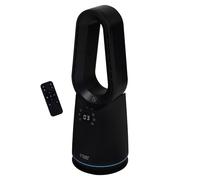 Russell Hobbs Bladeless Cooling Fan with 9 Speed Settings, Eco, High, Heat and Sleep Mode, LED Display & Remote Control, 8-Hour Timer and Oscillating Feature in Black, RHCBLDL3IN1B