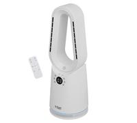 Russell Hobbs, Bladeless Heat and Cool Fan with 9 Speed Settings, Eco Mode, High Mode, Sleep Mode, LED Display & Remote Control, 8-Hour Timer and Oscillating Feature in White, RHCBLDL3IN1