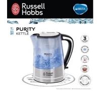 Russell Hobbs 22851 Brita Filter Purity Electric Kettle, Illuminating Filter Kettle with Brita Maxtra+ Cartridge Included, 3000 W, 1.5 Litre, Plastic