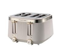 RUSSELL HOBBS Bronte 26771 4-Slice Toaster - Stone, Silver/Grey