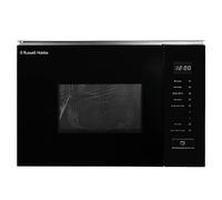 Russell Hobbs Built in 20 Litre Touch Control Digital Microwave with Grill, Defrost Setting, 5 Power Levels, 8 Autocook Settings, Black, 1 Year Guarantee RHBM2002B