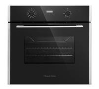 Russell Hobbs Built-in 70L Multifunctional Oven in Black, 60cm Wide, With 10 Functions, Single & Double Grill, Defrost, Convection heating, Clock & Timer, Open Door Detection, RHEO7007BS