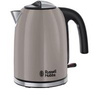 Russell Hobbs Kettle [1.7L, 3000W, Stainless Steel] Classics Mocha (removable Anti-scale filter, 360° base, Boil just Enough, Perfect pour spout, external water level indicator) 28511