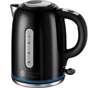 Russell Hobbs Classics Quiet Boil Kettle, Rapid Boil, 1.7L, Black - 20462