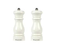 Russell Hobbs Classics Salt and Pepper Mill Set, Manual, Cream, 17.1 Cm | Adjustable fine to coarse grind, ceramic grinding mechanism, tabletop or worktop use, everyday home cooking, set of 2 mills