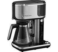 Russell Hobbs Coffee maker [Barista: Intensity adjustment, Cold brew, Milk frother] Attentiv (1400W, 1.25 L, Digital touch control, Programmable timer) Drip coffee maker 26230-56