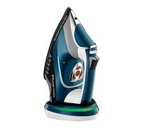 Russell Hobbs Cordless Steam Iron with One Temp Technology, Fast 6 second charge, Ceramic soleplate, 210g Steam Shot, 2600W, 26020