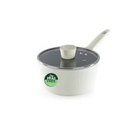 Russell Hobbs Cote Saucepan 18cm Ceramic Nonstick | Forged Aluminium Body, Tempered Glass Lid With Steam Vent, Soft Touch Handle, Suitable For All Hob Types Including Induction