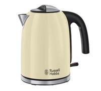 Russell Hobbs Cream Stainless Steel Cordless Electric Kettle, 1.7L