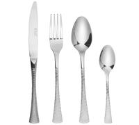 Russell Hobbs Cutlery Set Stainless Steel 16 Piece Tableware Silver Milan Range